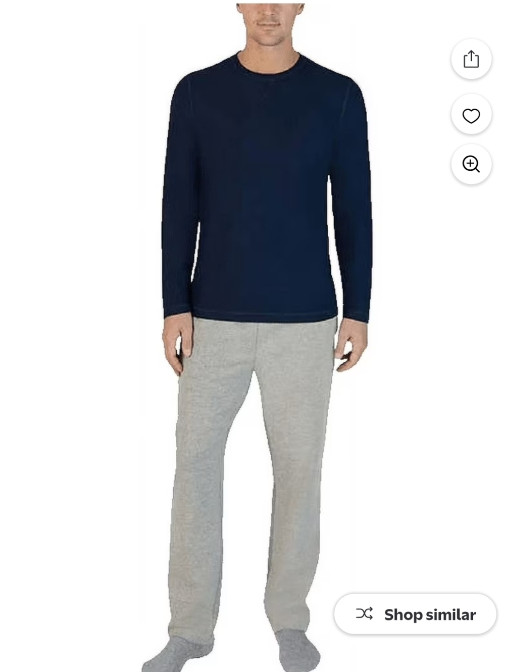 Eddie Bauer Men's Lounge Set - Blue and Gray SZ 2XL NWT